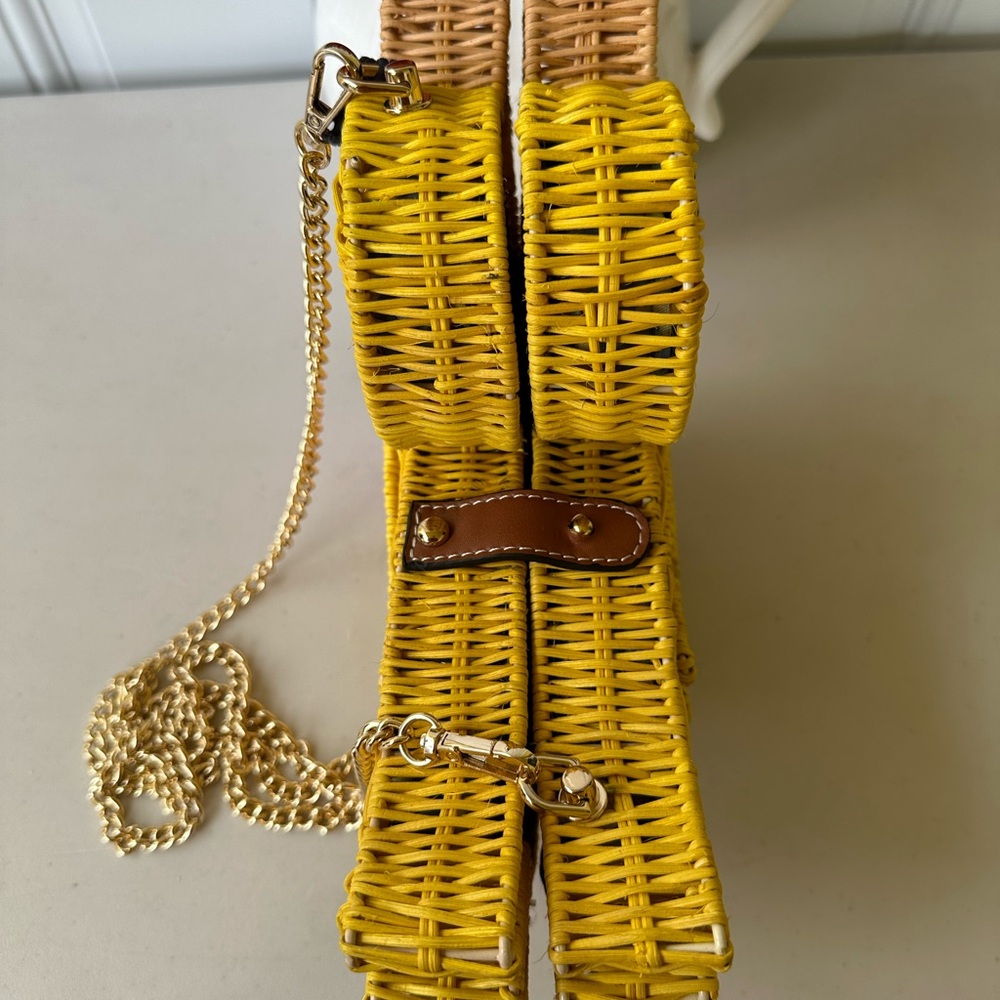 MC2 Saint Barth Yellow Wicker Duck Bag - Picture 9 of 9